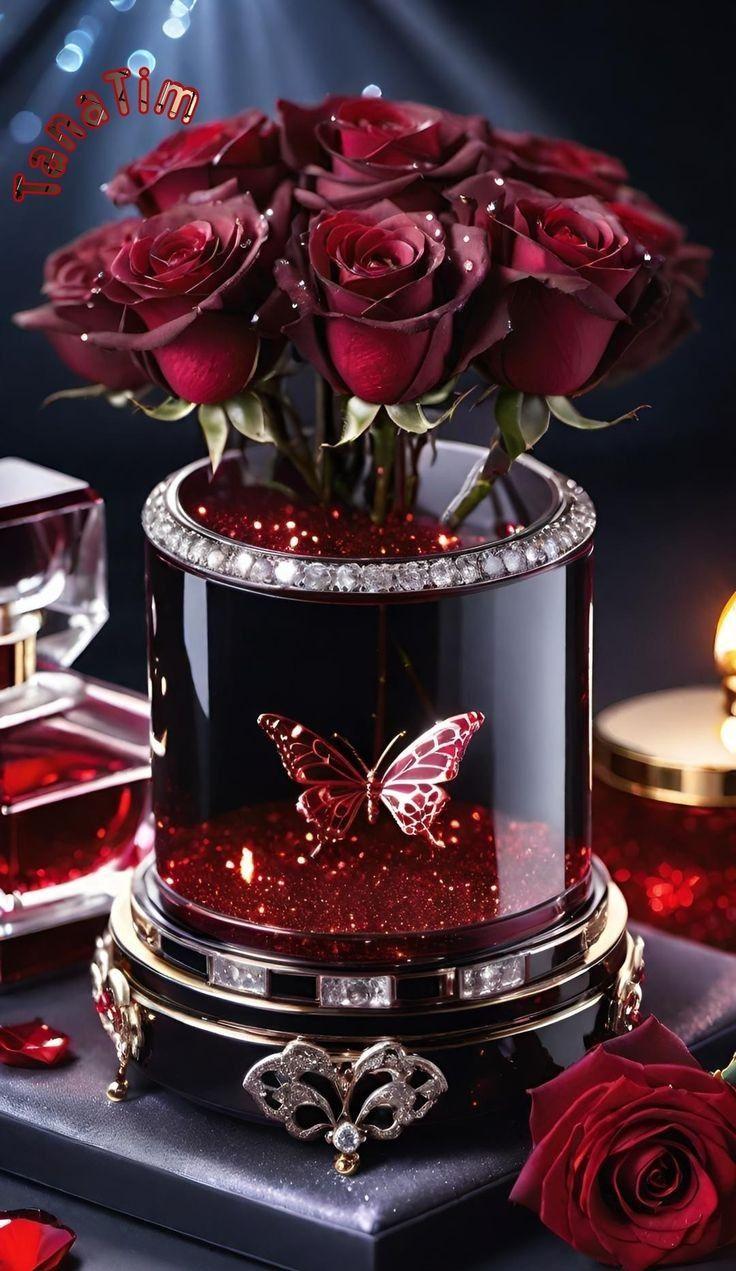 Professional floral arrangement in modern corporate setting